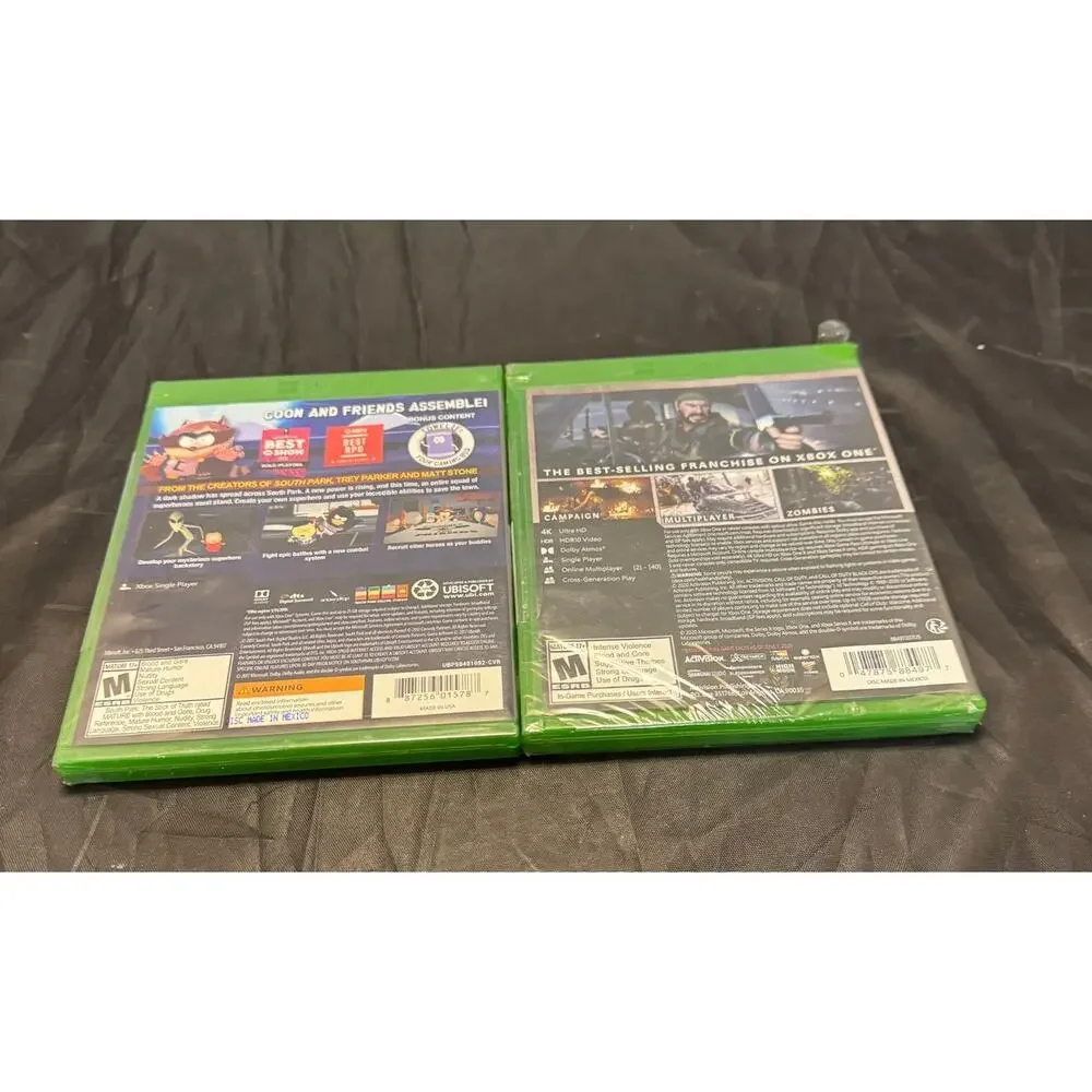 Xbox One Games Bundle COD Black Ops Cold War South Park Fractured But Whole New